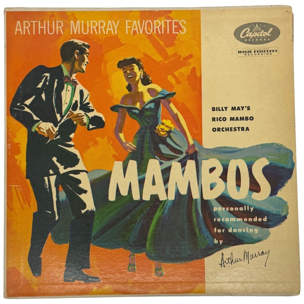 Capitol Arthur Murray Favorites Mambos Billy May Rico Mambo Orchestra Vinyl LP